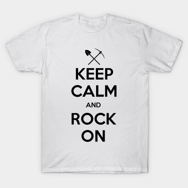 Keep Calm and Rock On T-Shirt by In-Situ